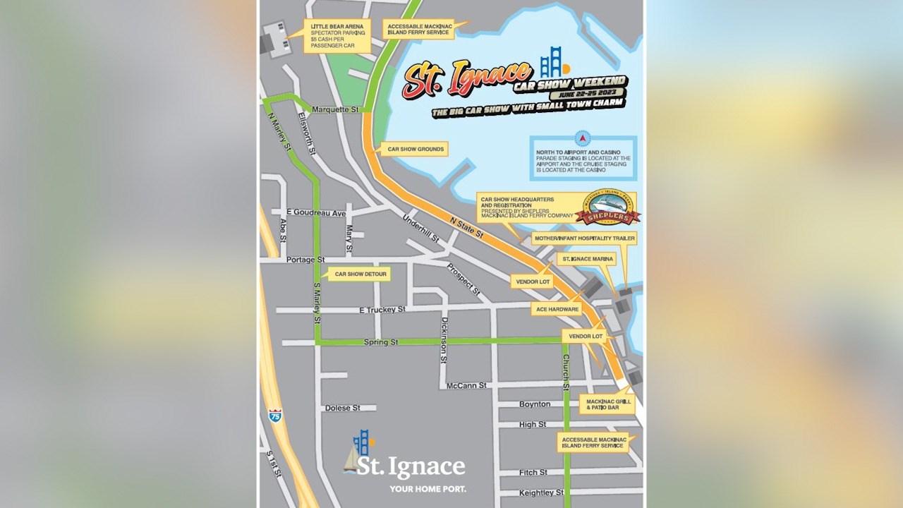 St. Ignace Car Show Parade Route