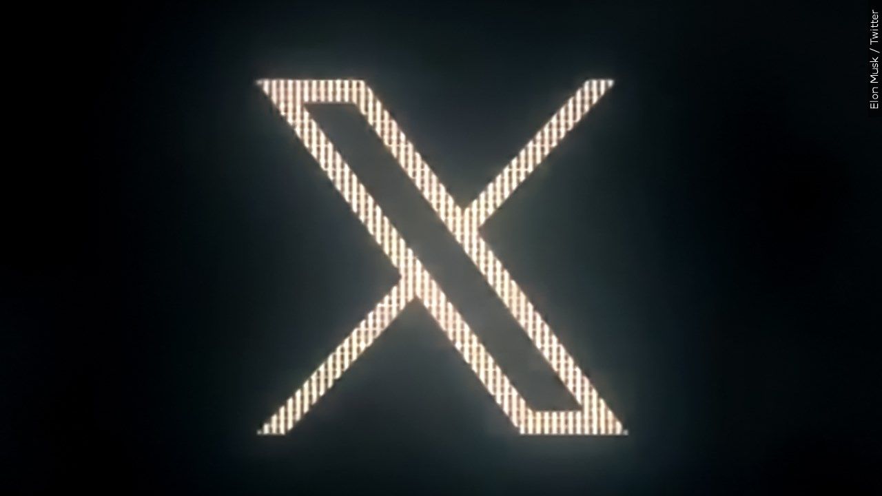The X logo, a new logo for Twitter.