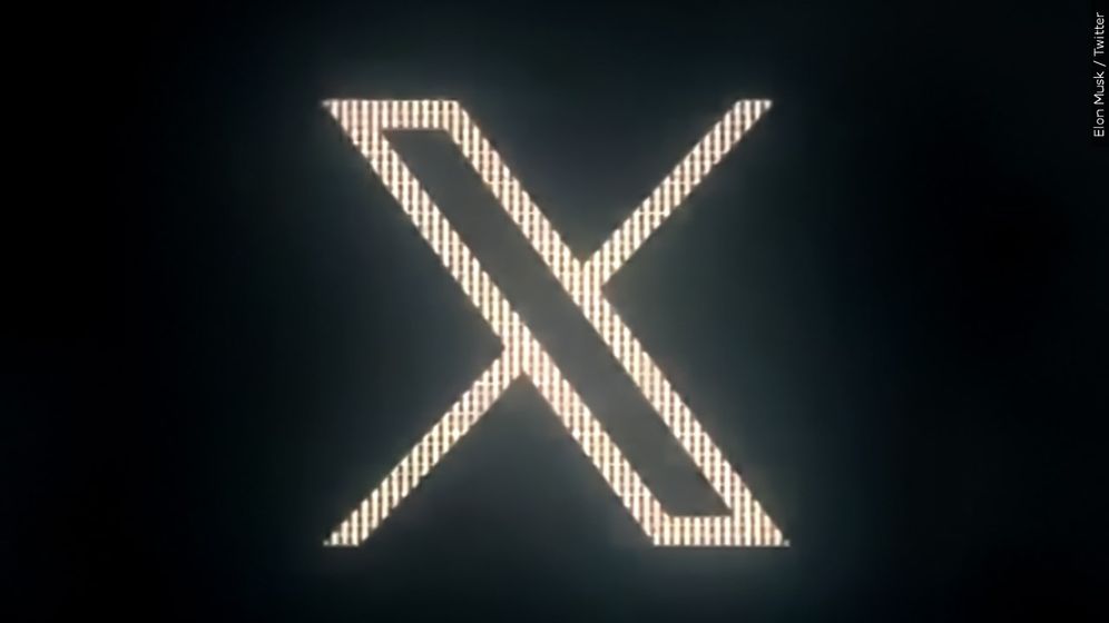 The X logo, a new logo for Twitter.
