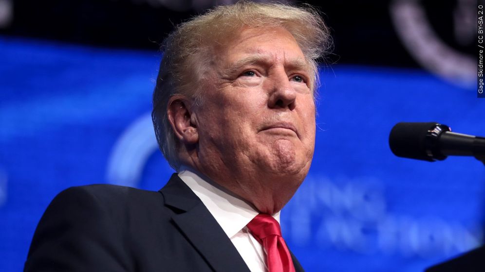 Donald Trump, 45th President of the United States.