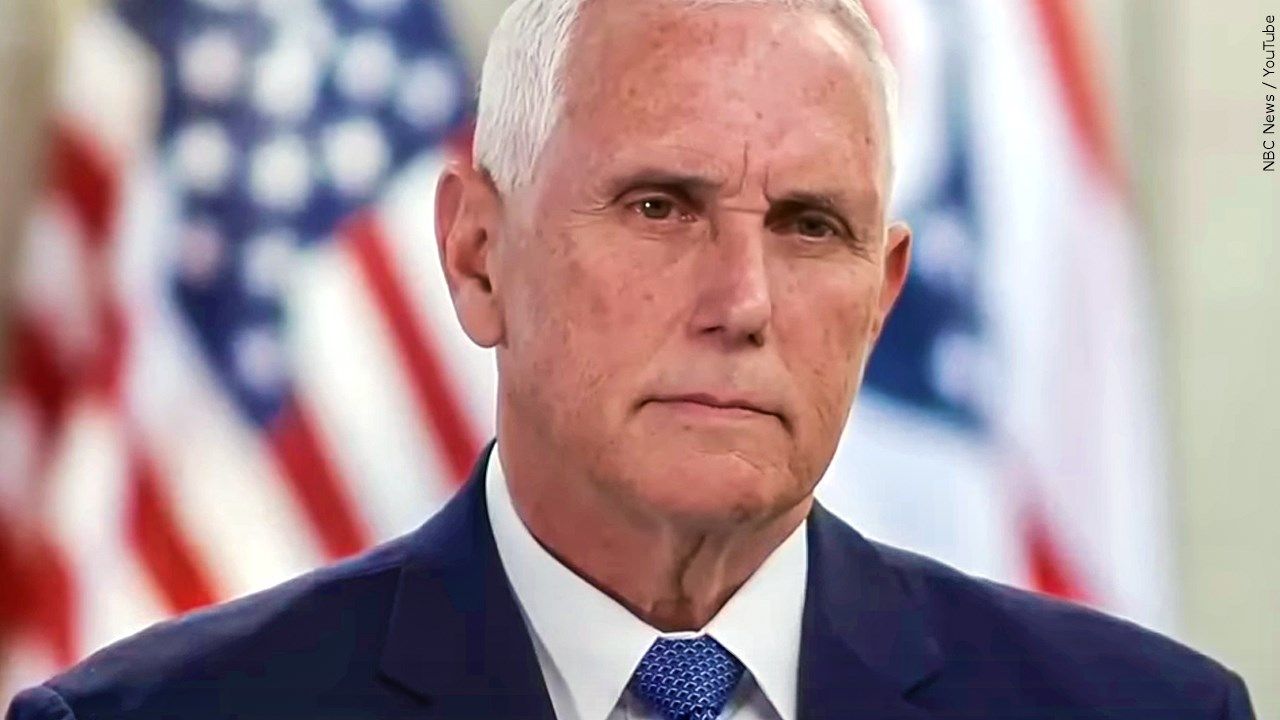 Mike Pence is scheduled to appear Sunday on “Meet the Press”