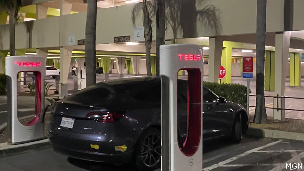 EV charging station.