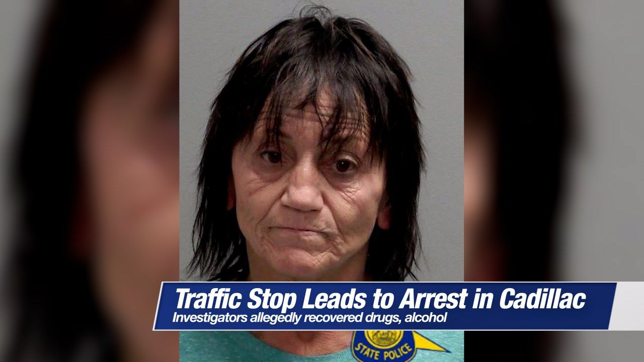 Traffic Stop in Cadillac West Nets Suspected Meth, Unmarked Pills and