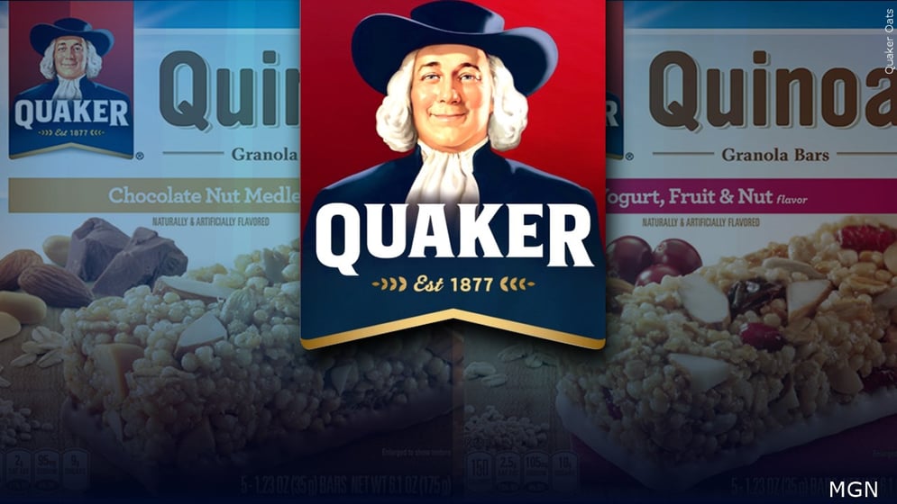 Quaker Oats recalls numerous products over salmonella concerns