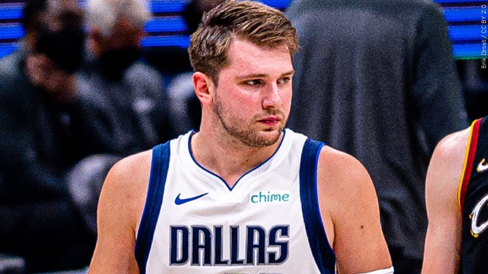 Luka Doncic, Dallas Mavericks basketball player.