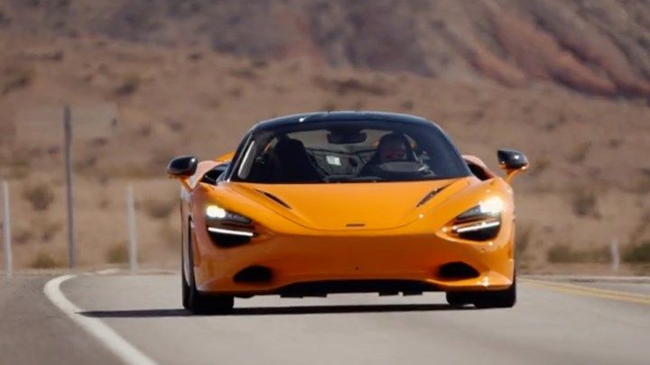 2024 McLaren 750S Meets Las Vegas Motor Speedway