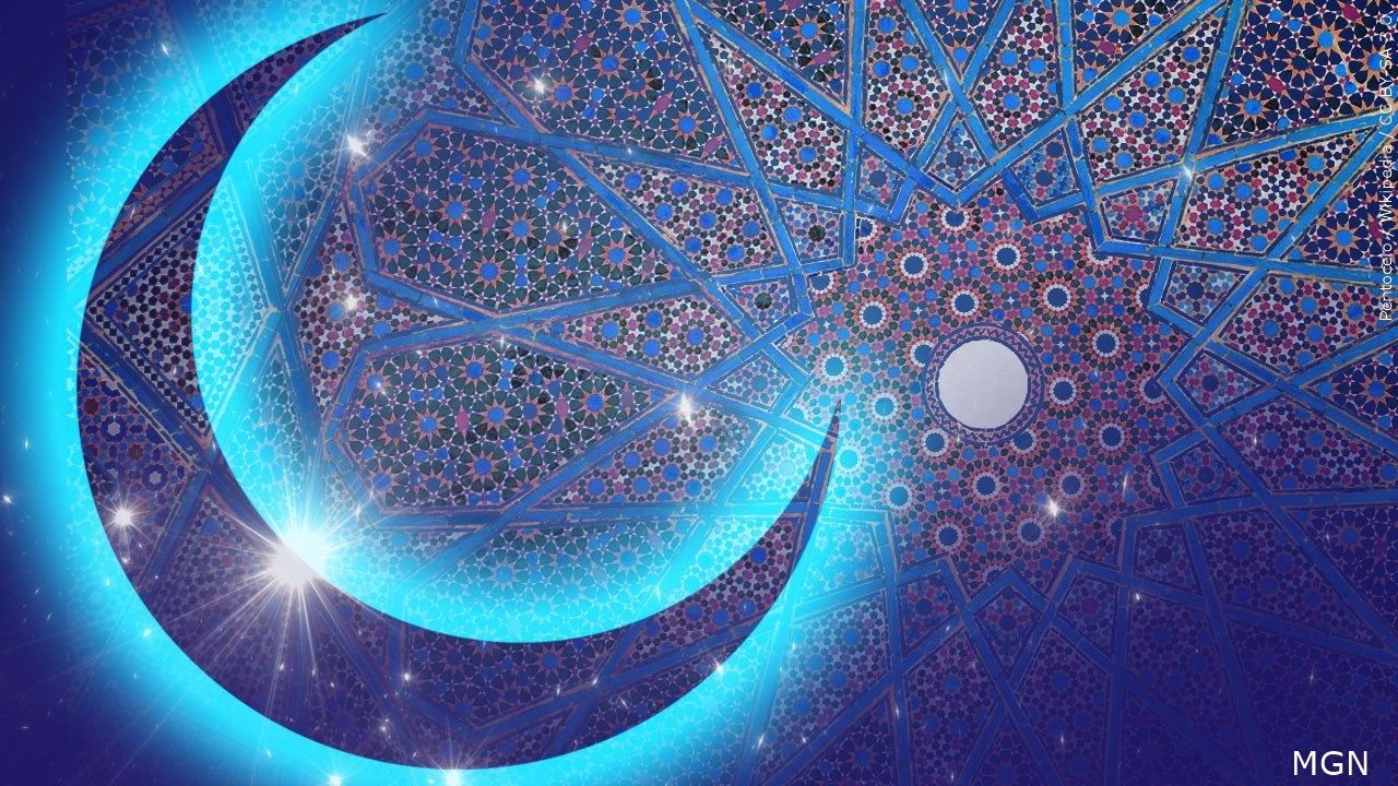 Ramadan crescent moon.