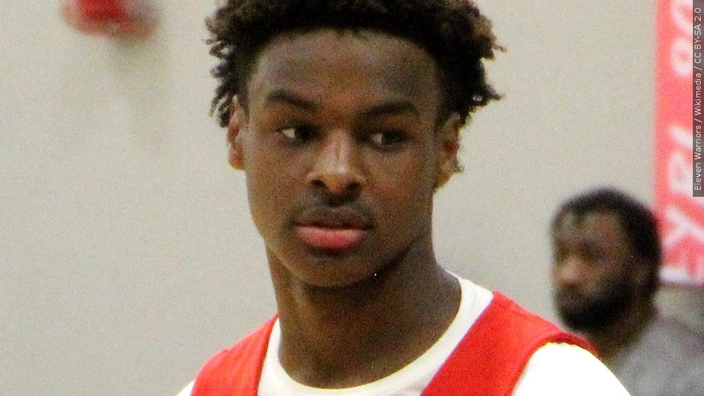 Lebron "Bronny" James Jr, American college basketball player for the USC Trojans of the Pac-12 Conference.