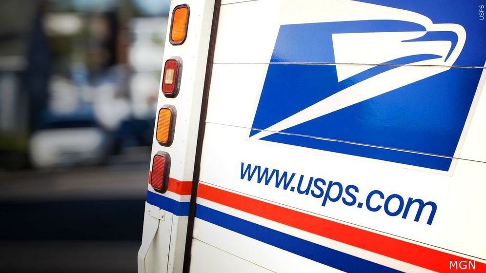US Postal Service delivery vehicle.