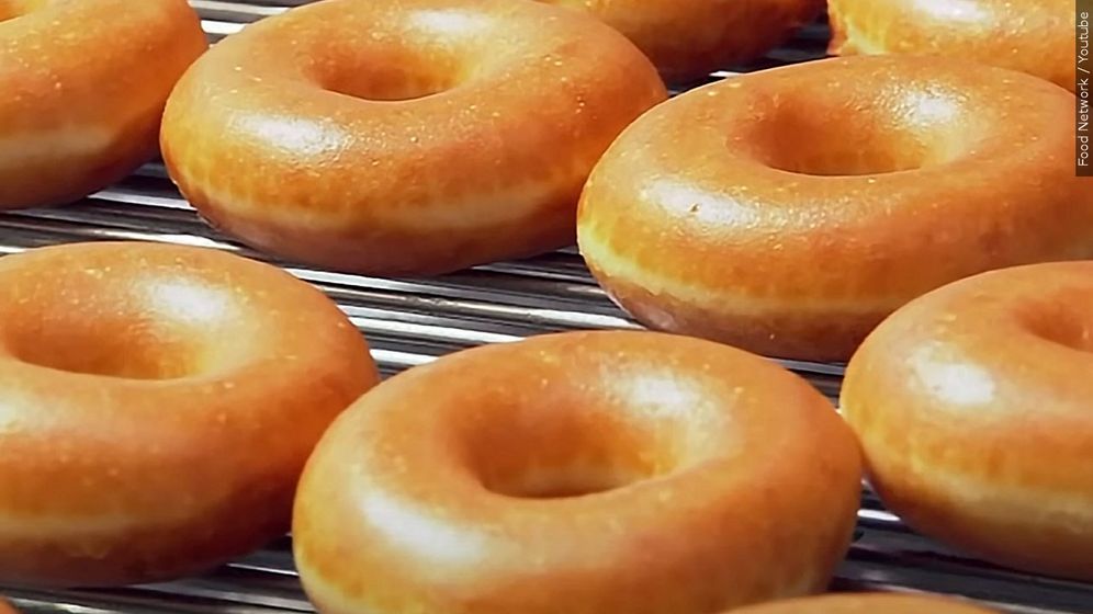 Krispy Kreme glazed doughnuts
