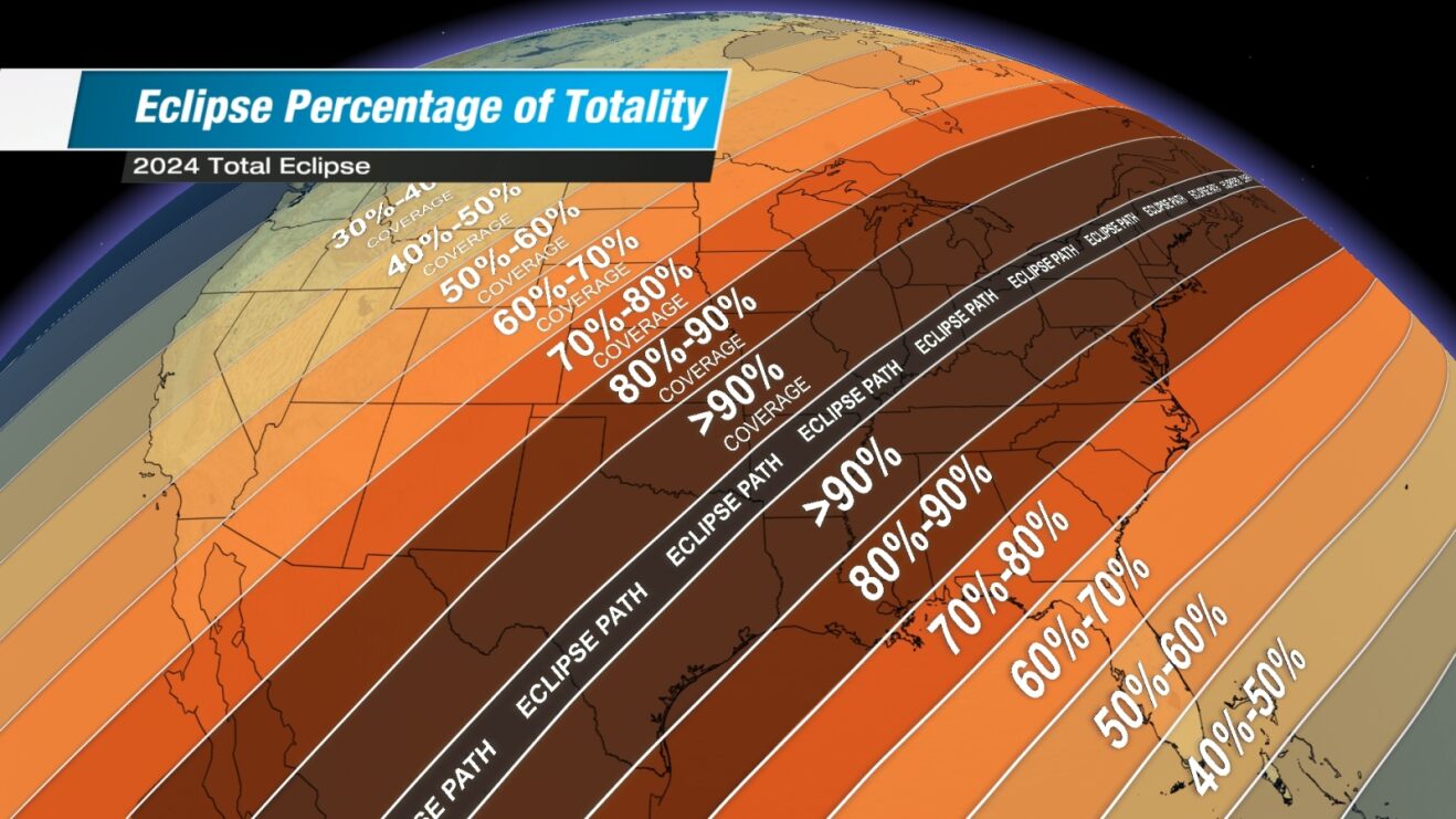 April 2024 eclipse totality path