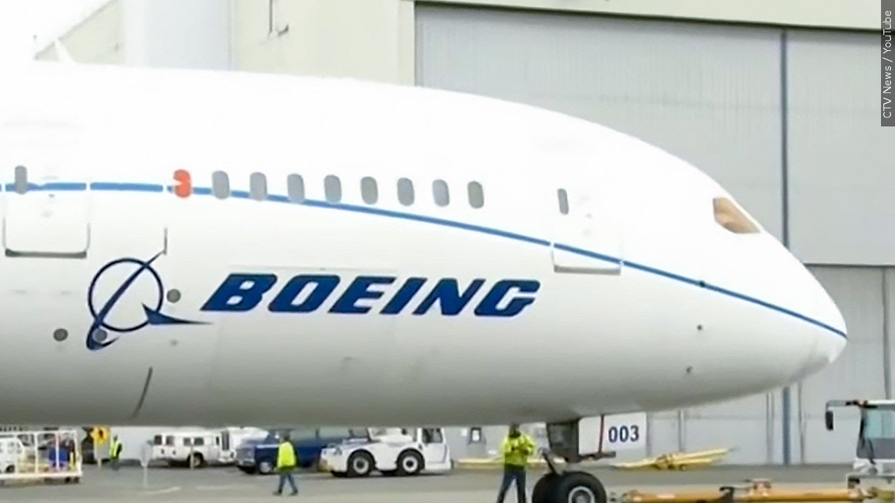 Boeing airplane.