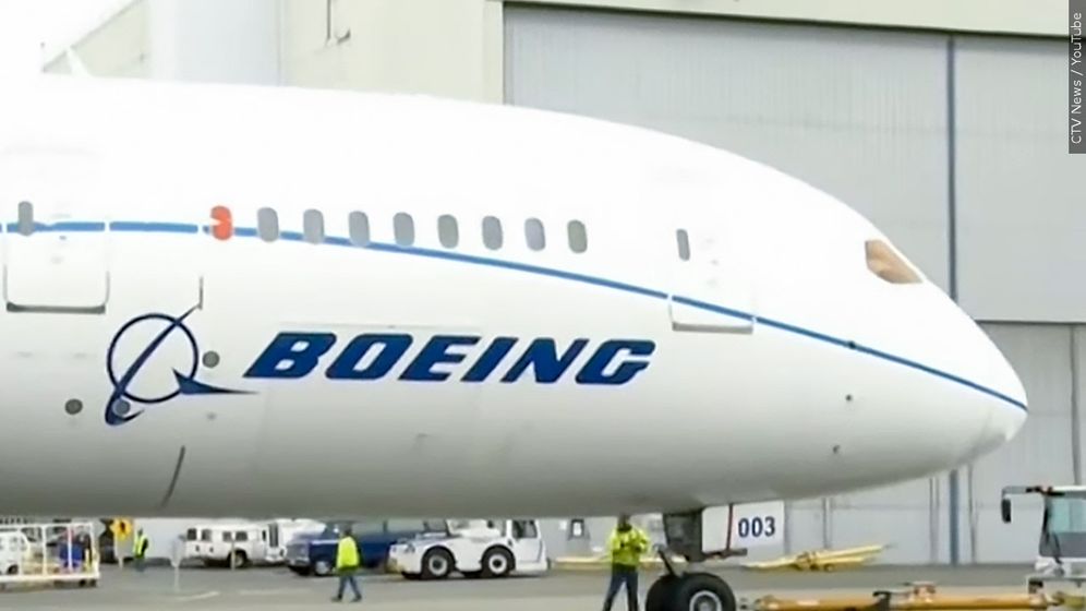 Boeing airplane.