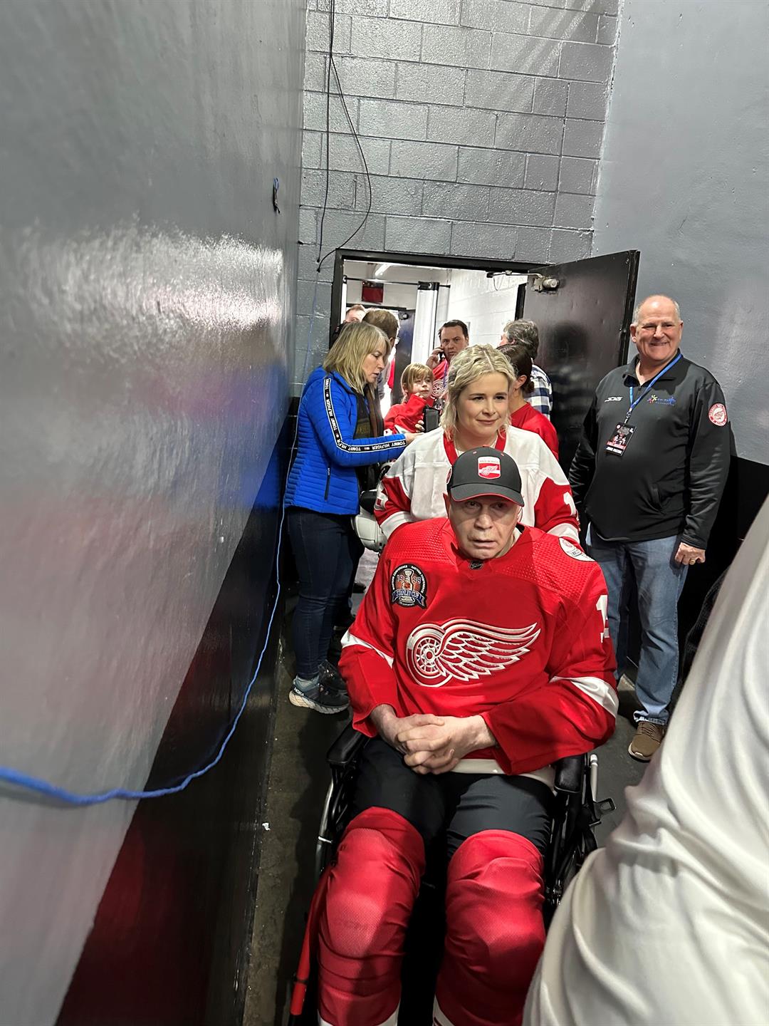 Detroit Red Wings great Vladimir Konstantinov at the at Big Boy Arena in Fraser, MI.