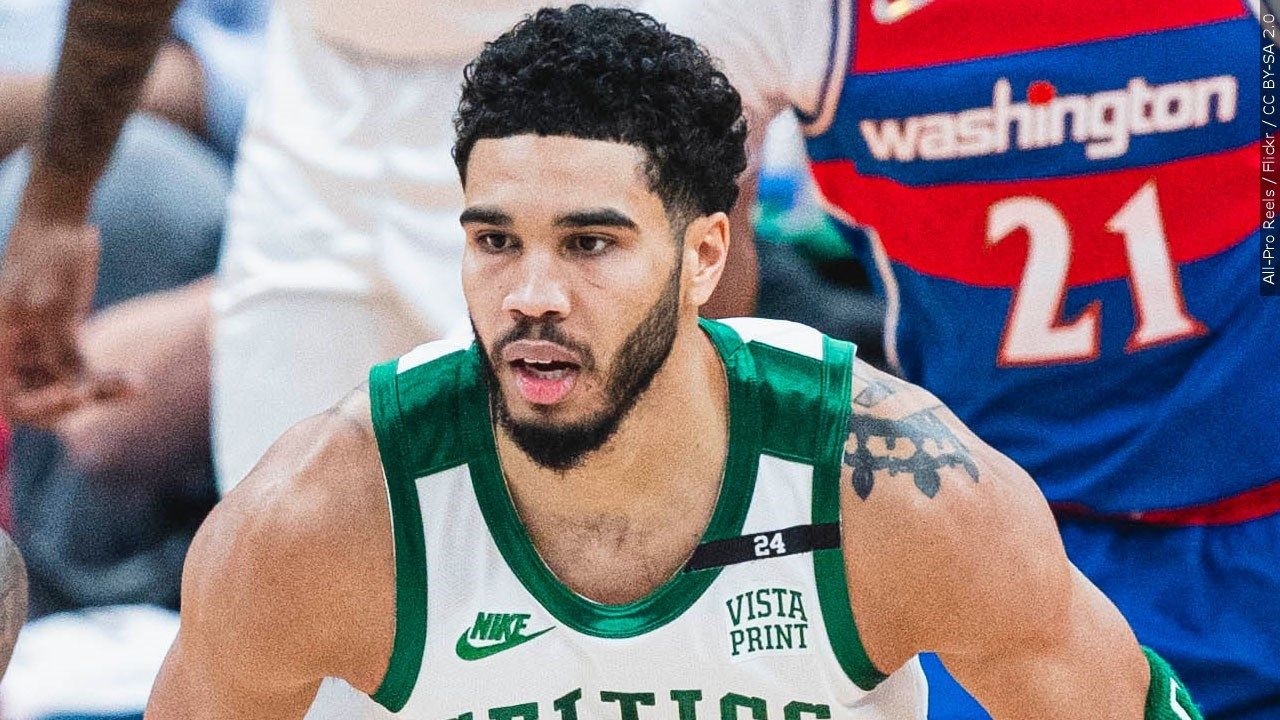 Jayson Tatum, NBA basketball player for the Boston Celtics.