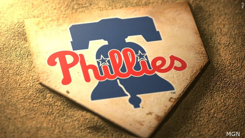 Philadelphia Phillies logo on home plate