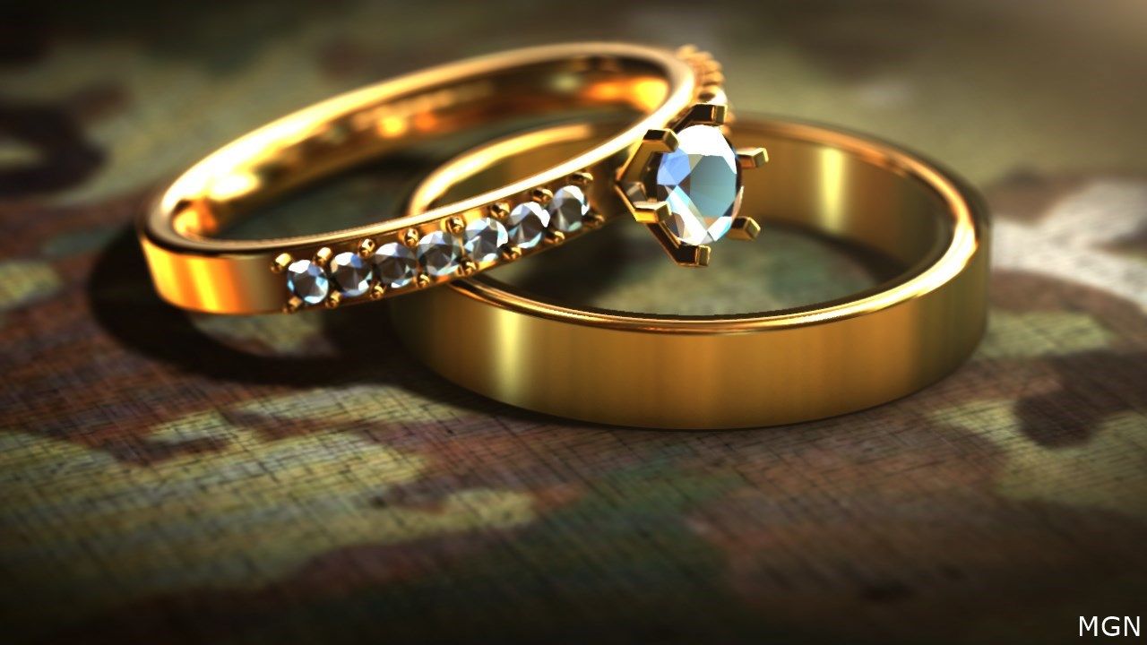 Wedding rings/military.