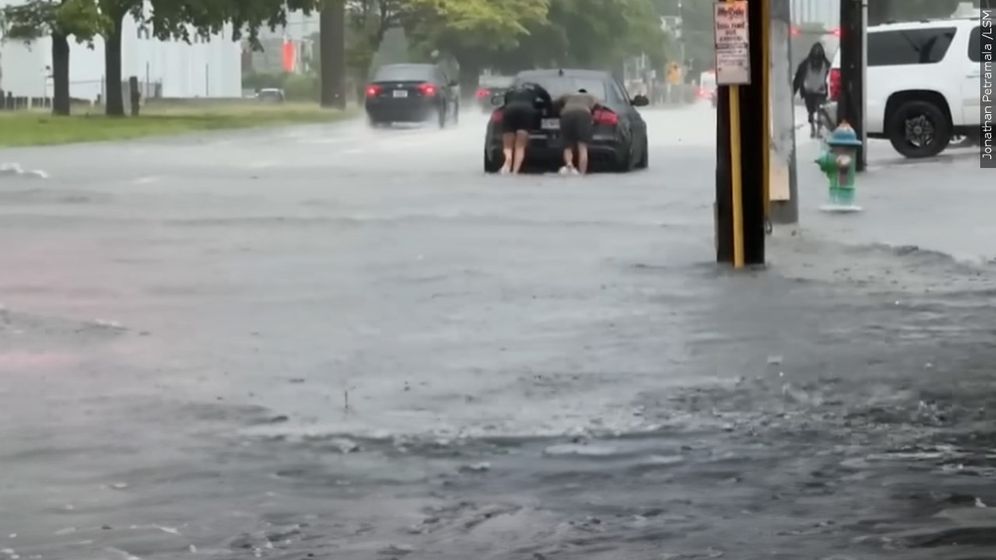 Heavy rains and flash flooding in Florida, photo on June 12, 2024.